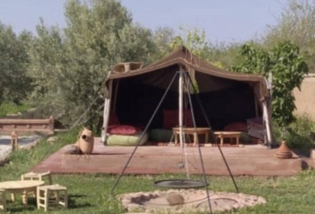 Riad - Jnan Bnati - Pool Marrakesh Buitenkant foto